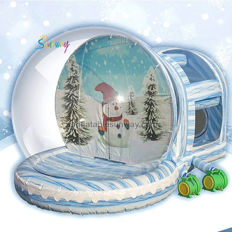 inflatable snow globes
